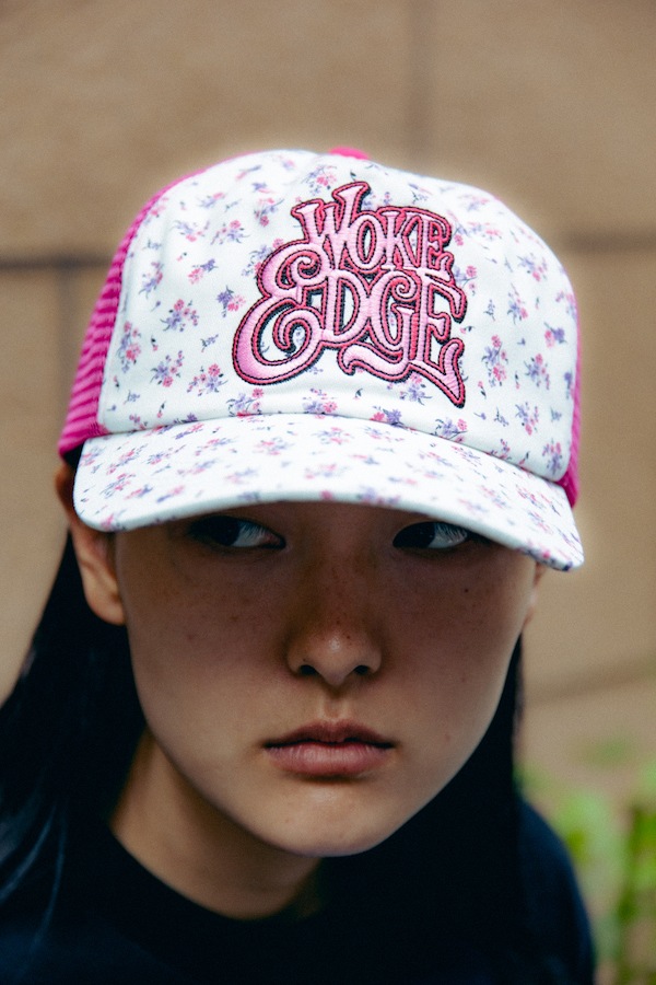 WOKE EDGE �����������å� Flower Mesh Cap