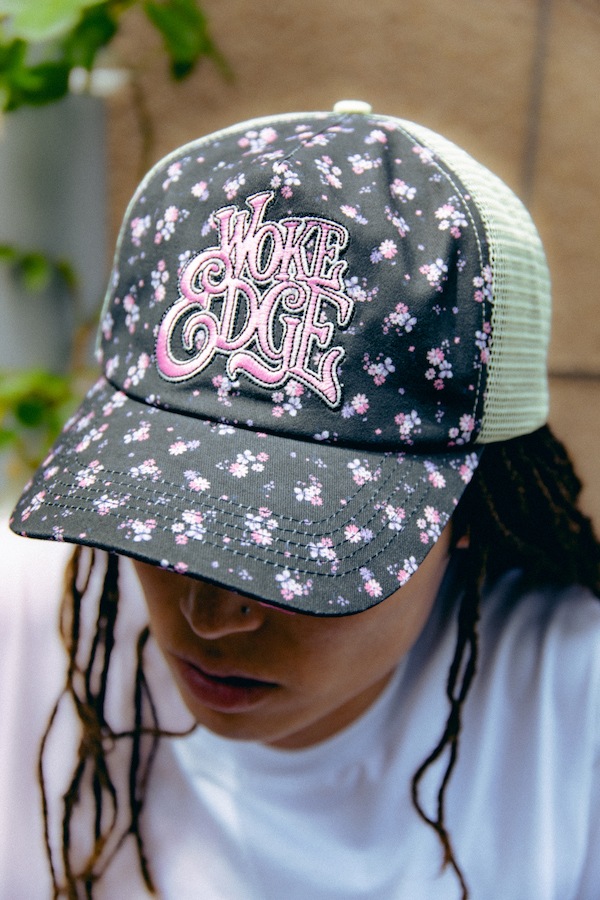 WOKE EDGE �����������å� Flower Mesh Cap