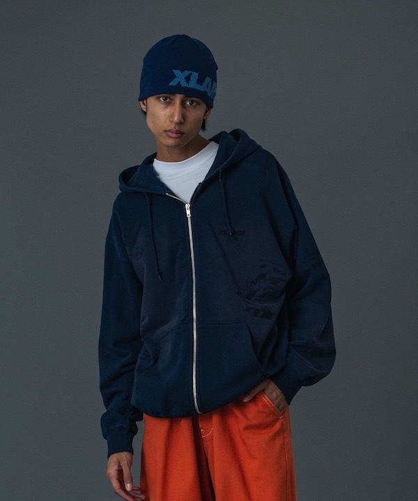 XLARGE �������ȥ�顼�� GEOMETRIC ZIP UP HOODED SWEATSHIRT