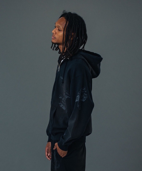 XLARGE �������ȥ�顼�� GEOMETRIC ZIP UP HOODED SWEATSHIRT