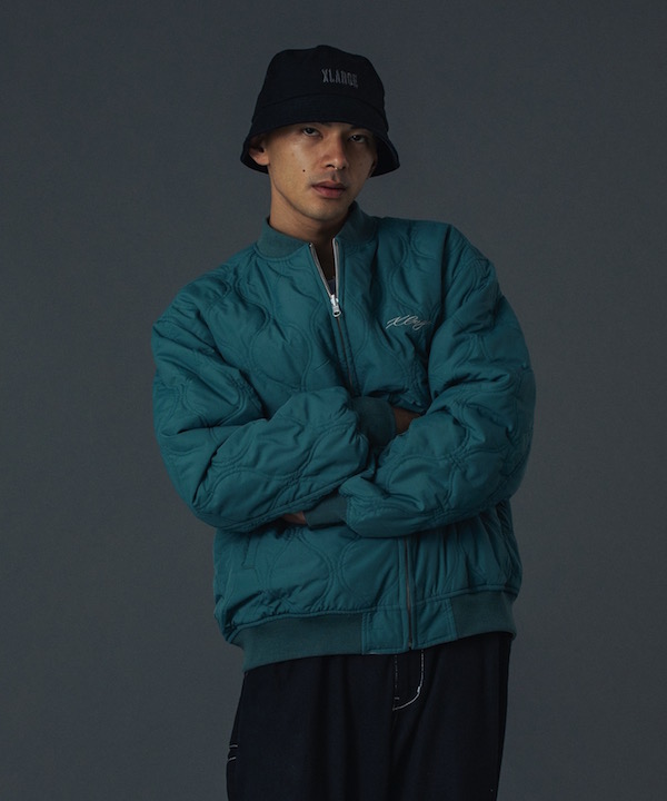 XLARGE �������ȥ�顼�� REVERSIBLE QUILTED JACKET