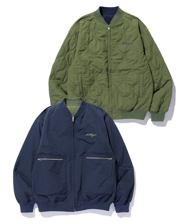 XLARGE �������ȥ�顼�� REVERSIBLE QUILTED JACKET