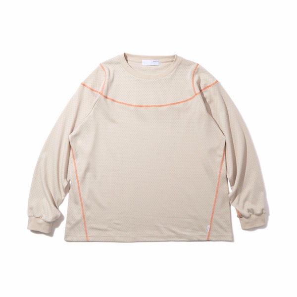 Diaspora skateboards �ǥ������ݥ� Stitched Mesh L/S Top
