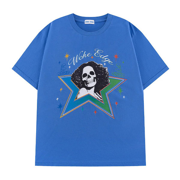WOKE EDGE �����������å� Skull Star Tee