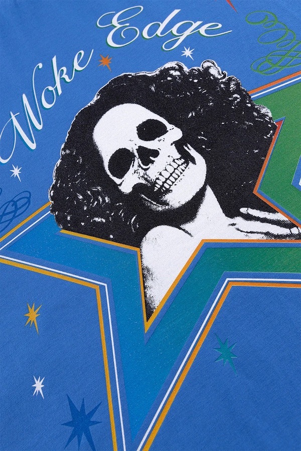 WOKE EDGE �����������å� Skull Star Tee
