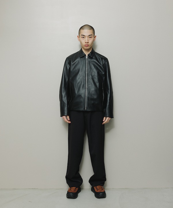 BAL �Х� TECH LEATHER ZIP JACKET