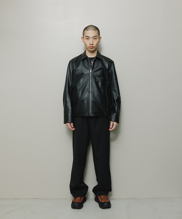 BAL �Х� TECH LEATHER ZIP JACKET
