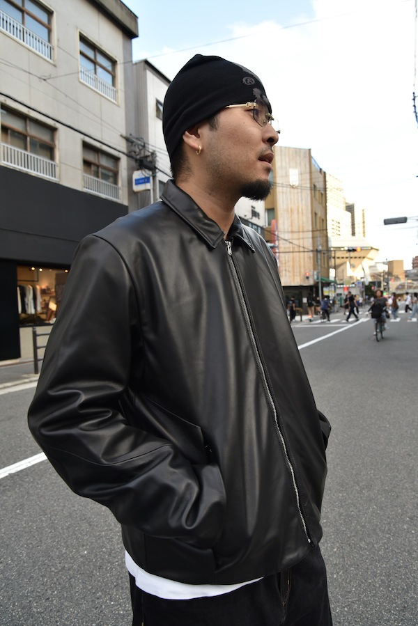 BAL �Х� TECH LEATHER ZIP JACKET