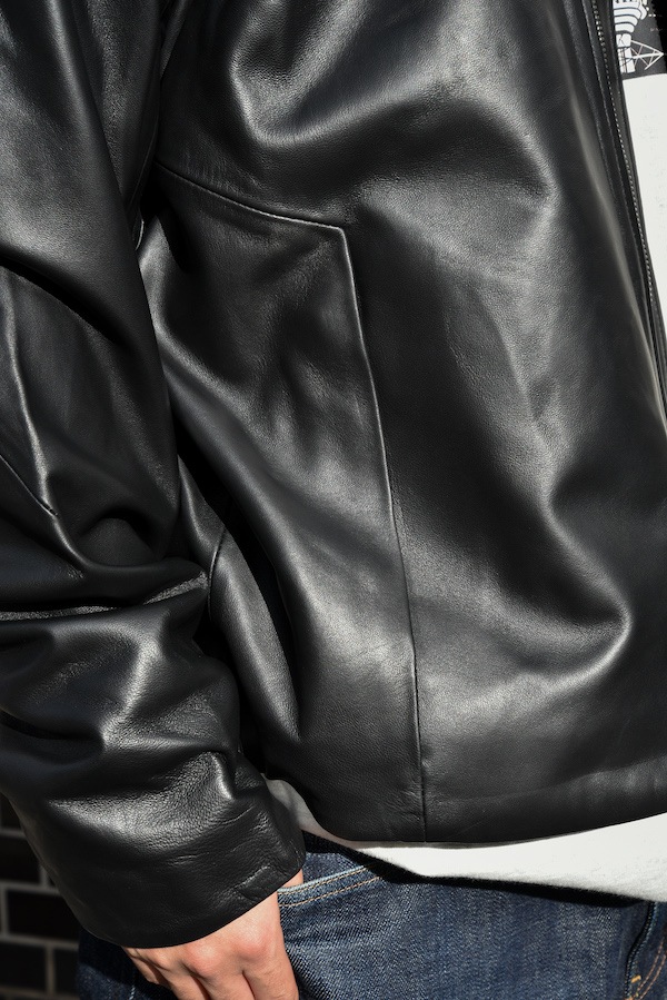 BAL �Х� TECH LEATHER ZIP JACKET