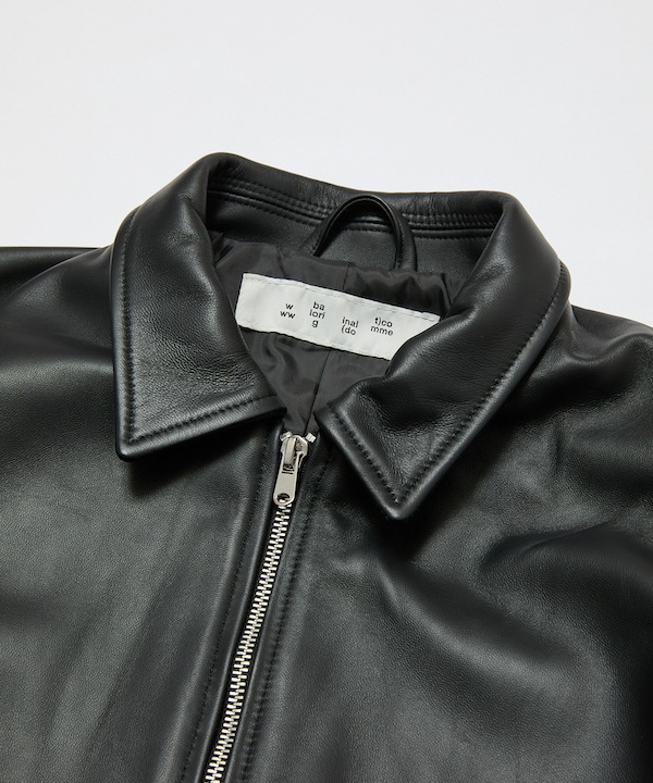 BAL �Х� TECH LEATHER ZIP JACKET