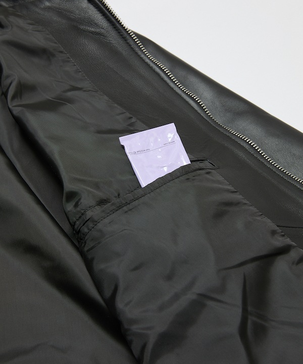 BAL �Х� TECH LEATHER ZIP JACKET