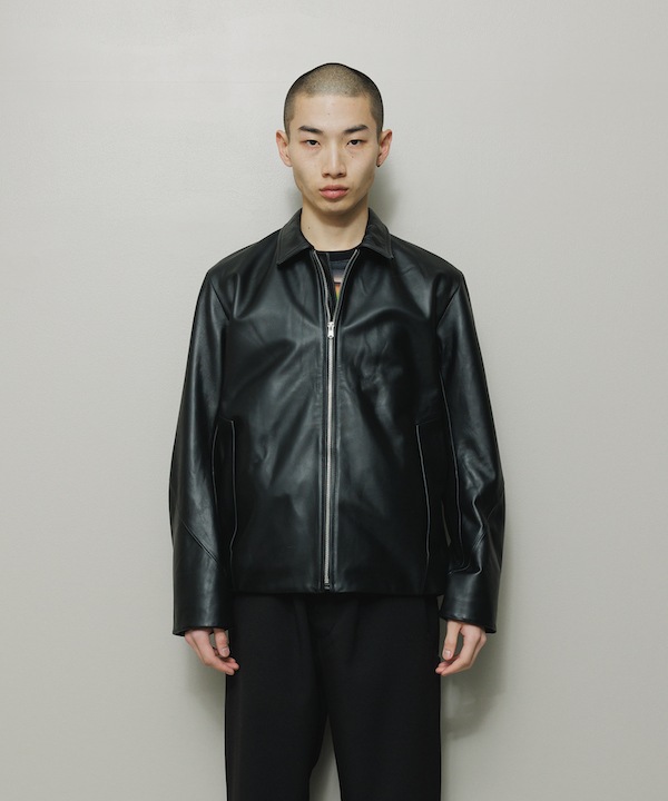 BAL �Х� TECH LEATHER ZIP JACKET