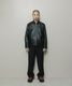 BAL �Х� TECH LEATHER ZIP JACKET