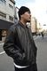 BAL �Х� TECH LEATHER ZIP JACKET
