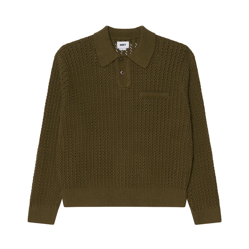 OBEY ٥ Obey Duane Polo Sweater