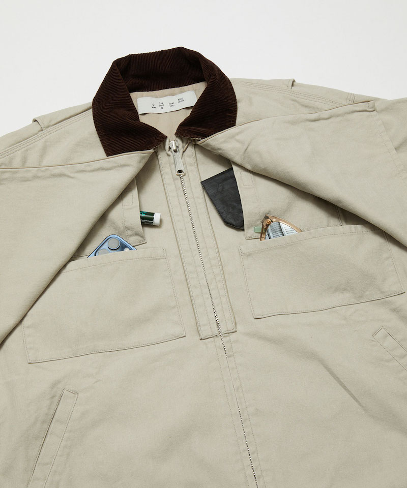 BAL Х COTTON CANVAS STEALTH POCKET WORK JACKET