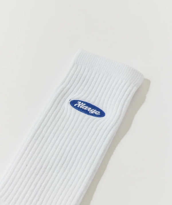 XLARGE �������ȥ�顼�� OVAL LOGO EMBROIDERED SOCKS