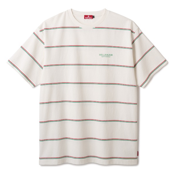 Hellrazor �إ�쥤���� BLOCK LOGO PIN STRIPED SHIRT