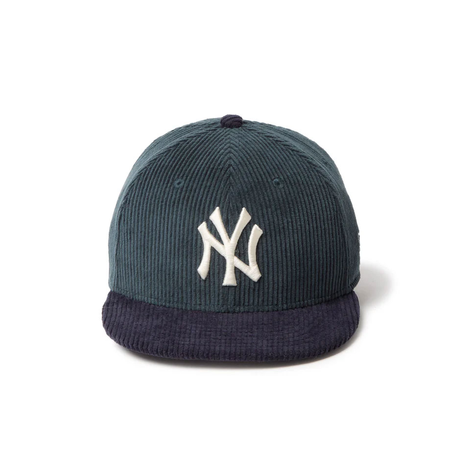 NEW ERA ˥塼 Youth 9FIFTY Corduroy Newyork Yankees Blue Green/Navy Visor