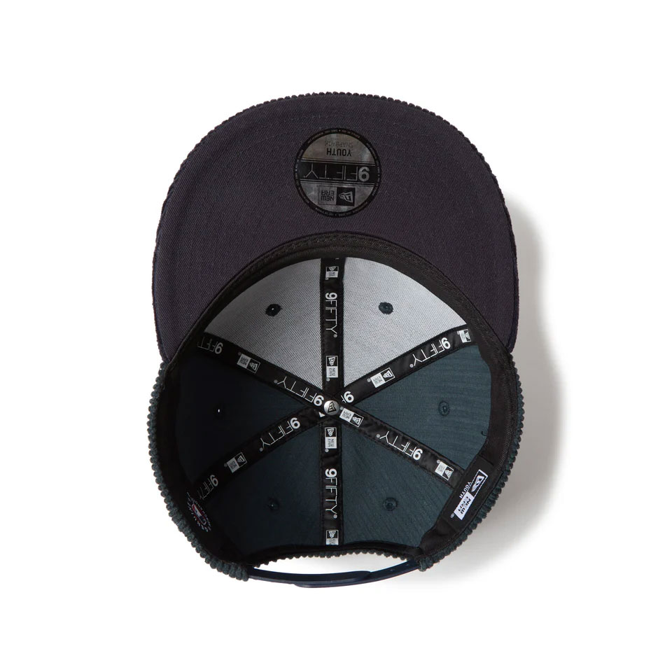 NEW ERA ˥塼 Youth 9FIFTY Corduroy Newyork Yankees Blue Green/Navy Visor