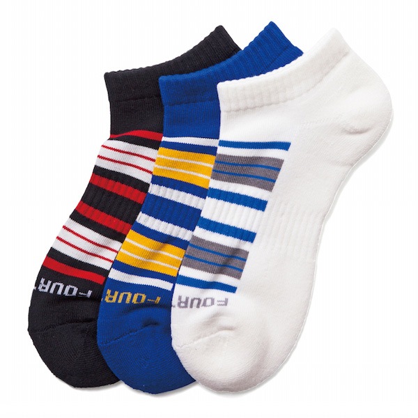 430 fourthirty �ե��������ƥ��� CM BORDER SHORT SOX
