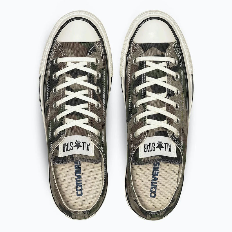CONVERSE ����С��� ALL STAR AGED WOODLANDCAMO OX Green/Grey/Brown