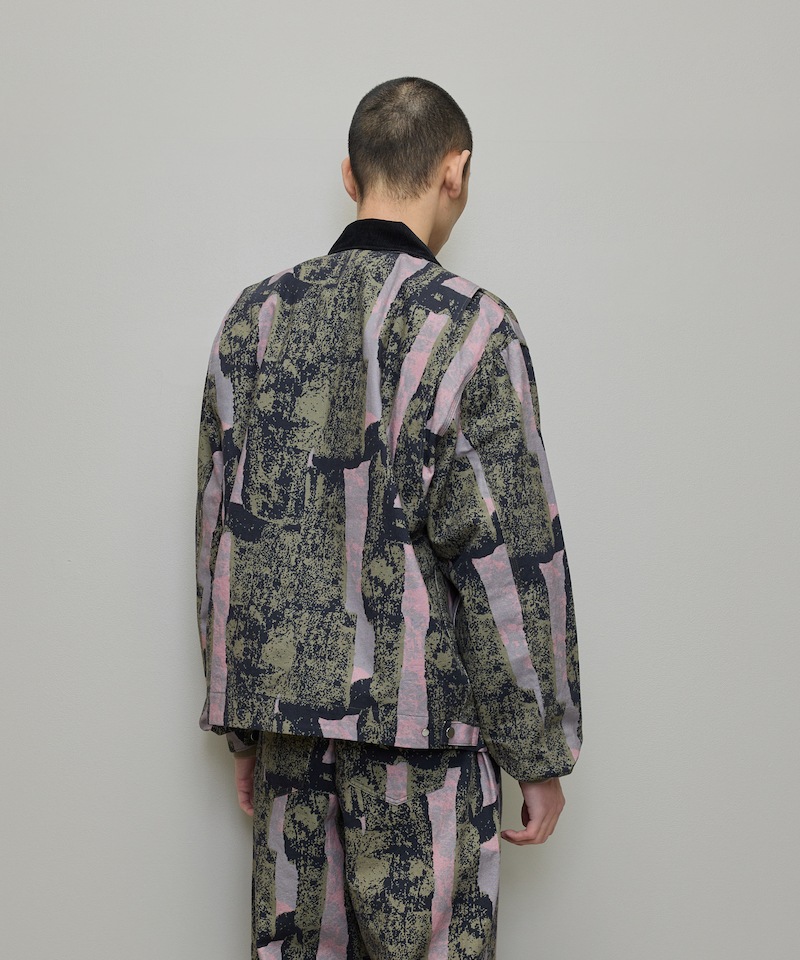 BAL Х COTTON CANVAS STEALTH POCKET WORK JACKET (STONE)