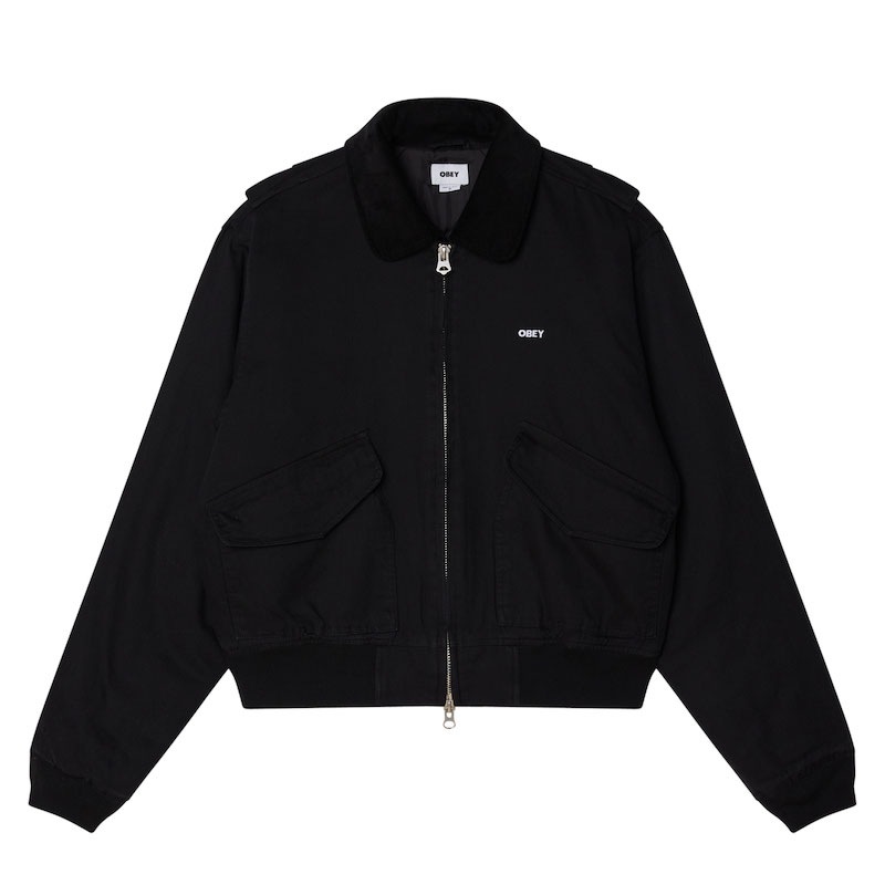 OBEY ���٥� Obey Fade Wash CWU Jacket