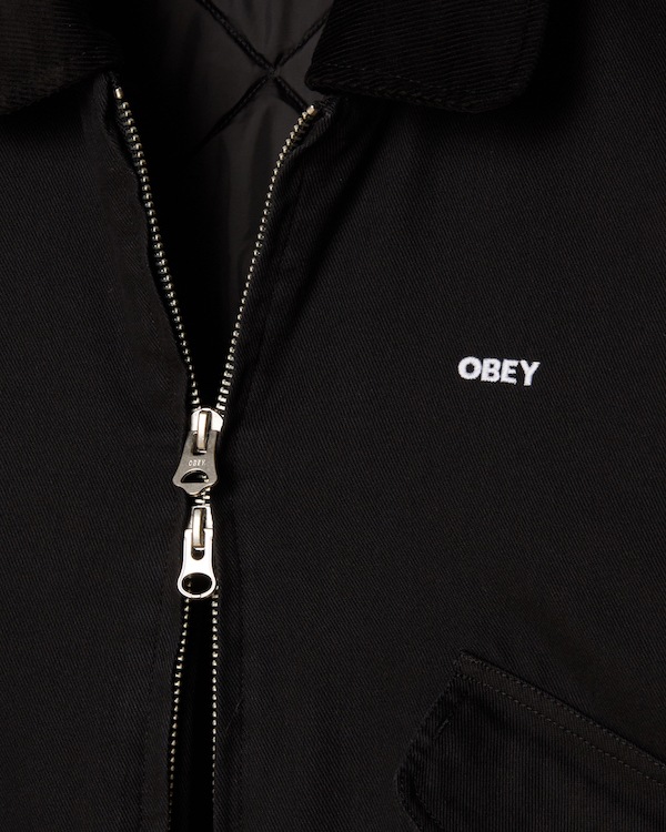 OBEY ���٥� Obey Fade Wash CWU Jacket