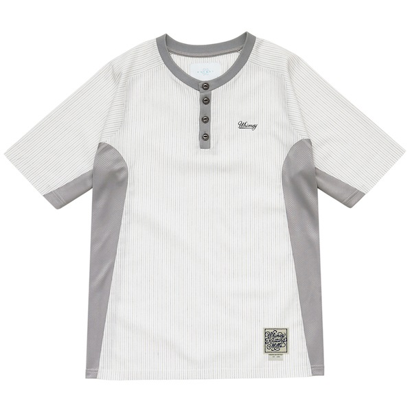 WHIMSY �����ॸ�� Baseball Henley Shirt