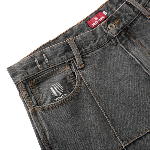 Hellrazor �إ�쥤���� BLOCK BAGGIE DENIM