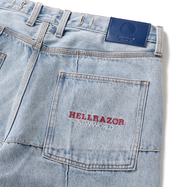 Hellrazor �إ�쥤���� BLOCK BAGGIE DENIM