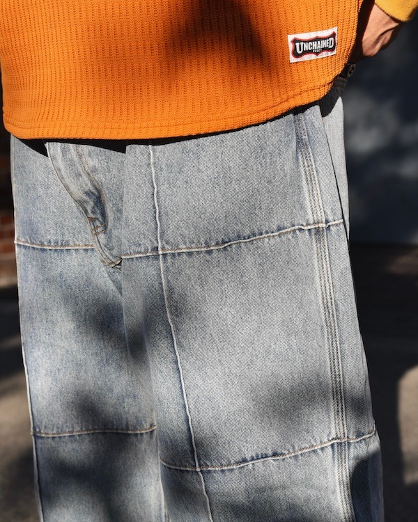 Hellrazor �إ�쥤���� BLOCK BAGGIE DENIM