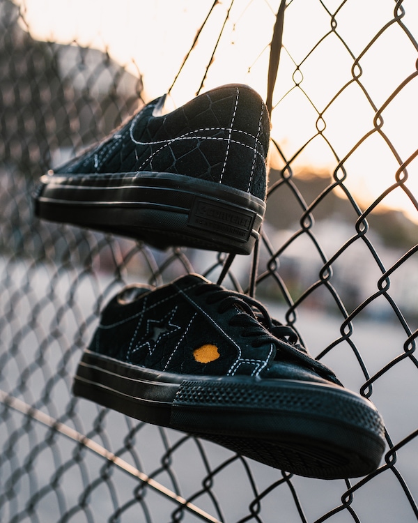 CONVERSE Skateboarding ����С��� ONE STAR SK / HEEL COLLECTIVE Black Monochrome