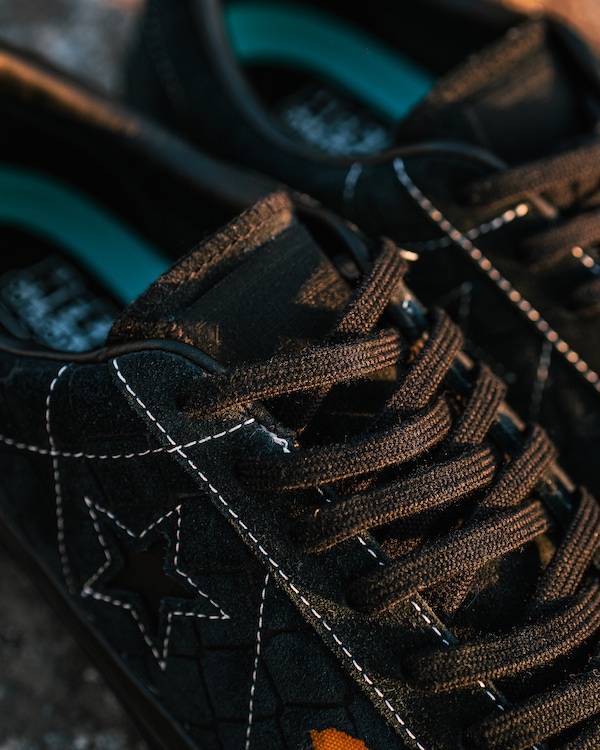 CONVERSE Skateboarding ����С��� ONE STAR SK / HEEL COLLECTIVE Black Monochrome