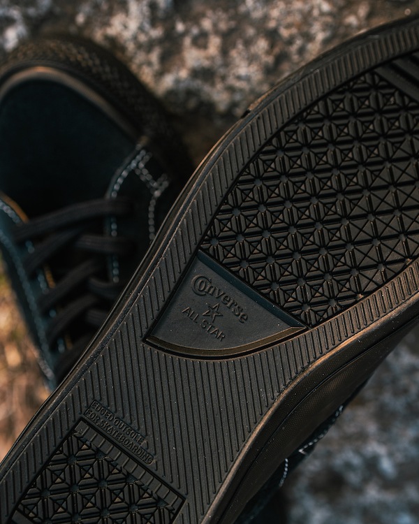 CONVERSE Skateboarding ����С��� ONE STAR SK / HEEL COLLECTIVE Black Monochrome