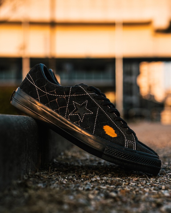 CONVERSE Skateboarding ����С��� ONE STAR SK / HEEL COLLECTIVE Black Monochrome