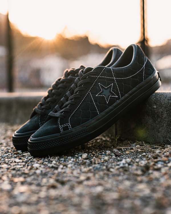 CONVERSE Skateboarding ����С��� ONE STAR SK / HEEL COLLECTIVE Black Monochrome