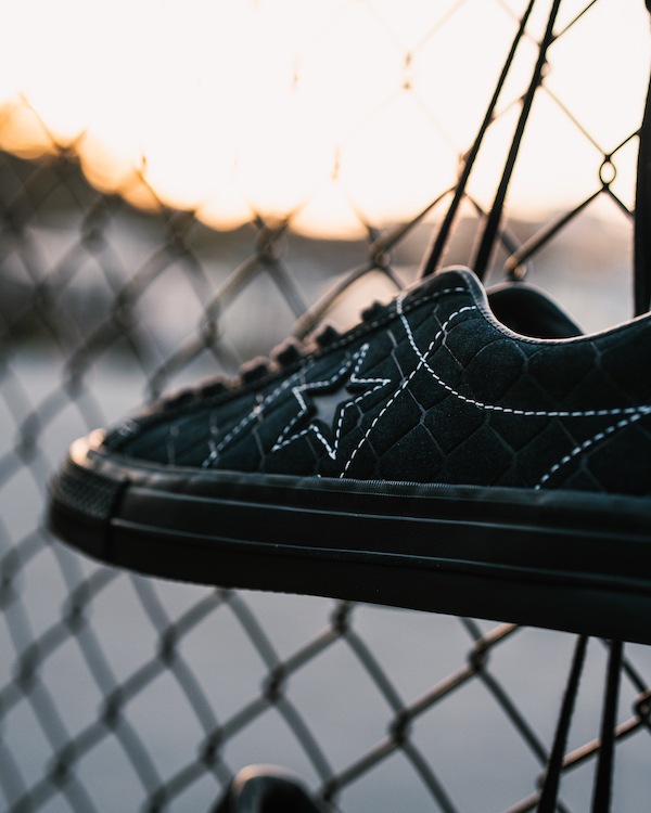 CONVERSE Skateboarding ����С��� ONE STAR SK / HEEL COLLECTIVE Black Monochrome