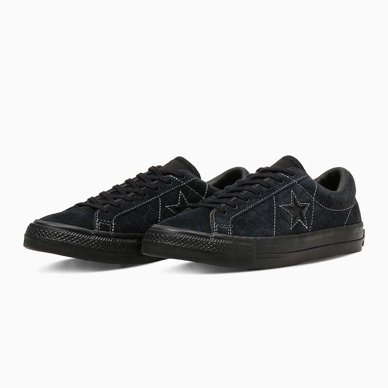 CONVERSE Skateboarding ����С��� ONE STAR SK / HEEL COLLECTIVE Black Monochrome