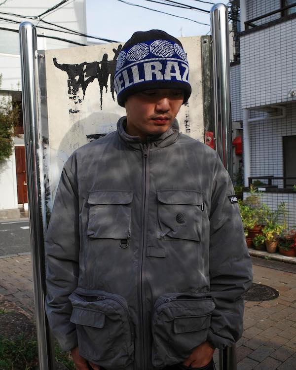 Hellrazor �إ�쥤���� REVERSIBLE ARMY CARGO PUFF JACKET