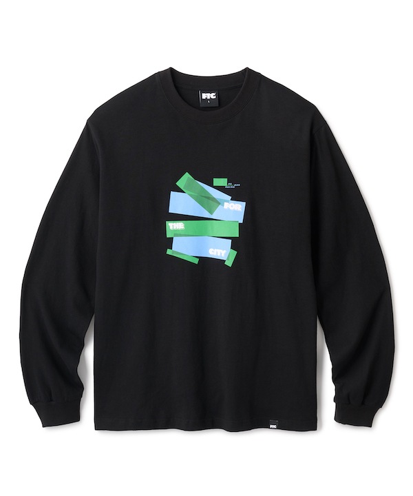 FTC եƥ BLUE & GREEN L/S TEE