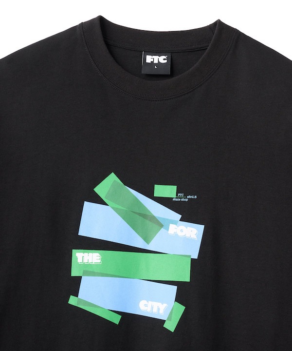 FTC եƥ BLUE & GREEN L/S TEE