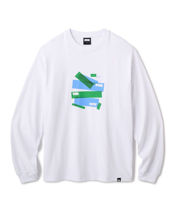 FTC եƥ BLUE & GREEN L/S TEE