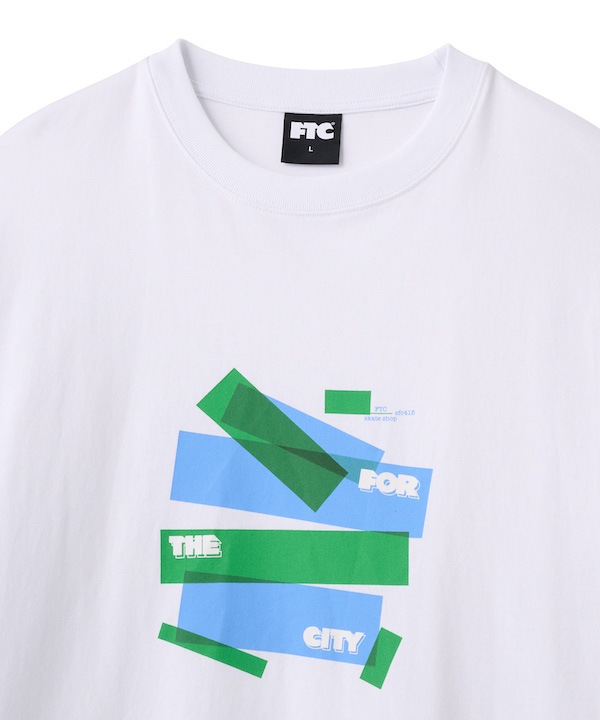 FTC եƥ BLUE & GREEN L/S TEE