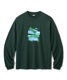 FTC եƥ BLUE & GREEN L/S TEE