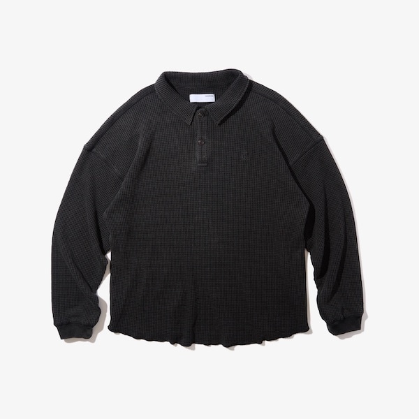Diaspora skateboards �ǥ������ݥ� Waffle L/S Polo