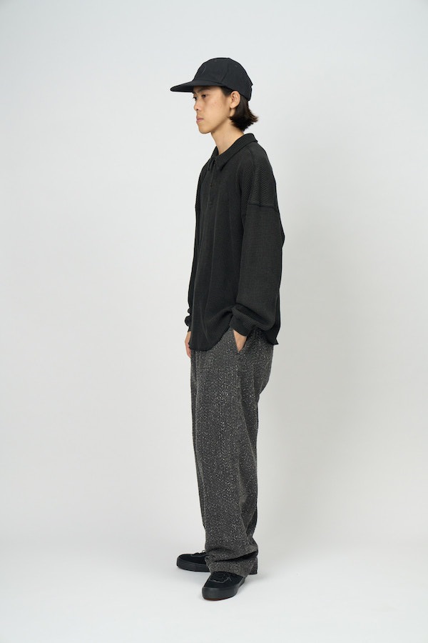 Diaspora skateboards �ǥ������ݥ� Waffle L/S Polo