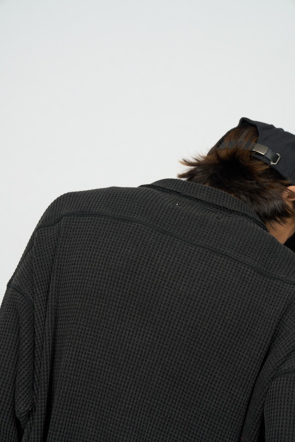Diaspora skateboards �ǥ������ݥ� Waffle L/S Polo