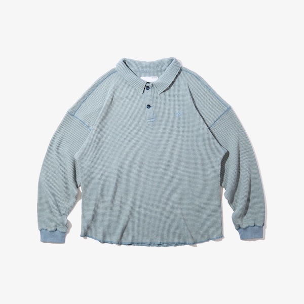 Diaspora skateboards �ǥ������ݥ� Waffle L/S Polo